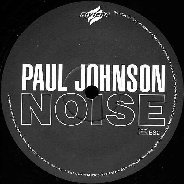 Paul Johnson - Noise | Riviera (RIV ES02) - main