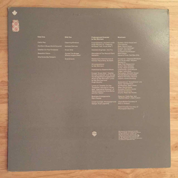 Van Morrison - Beautiful Vision | Warner Bros. Records (XBSK 3652) - 2