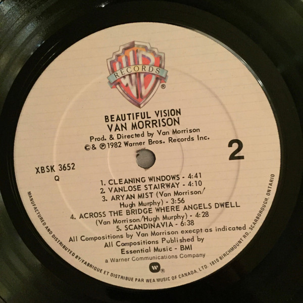 Van Morrison - Beautiful Vision | Warner Bros. Records (XBSK 3652) - 4