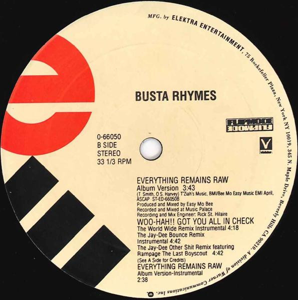 Busta Rhymes - Woo-Hah!! Got You All In Check | Elektra (0-66050) - 3 Busta Rhymes - Woo-Hah!! Got You All In Check | Elektra (0-66050) - 3