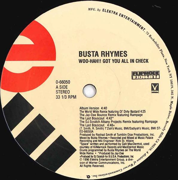 Busta Rhymes - Woo-Hah!! Got You All In Check | Elektra (0-66050) - 2 Busta Rhymes - Woo-Hah!! Got You All In Check | Elektra (0-66050) - 2