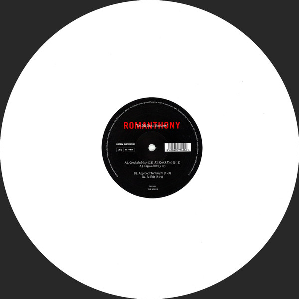 Romanthony - Let Me Show You Love | Glasgow Underground (GU700V) - main Romanthony - Let Me Show You Love | Glasgow Underground (GU700V) - main