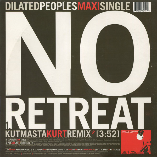 Dilated Peoples - No Retreat | ABB Records (ABB 1019-1) - 2 Dilated Peoples - No Retreat | ABB Records (ABB 1019-1) - 2
