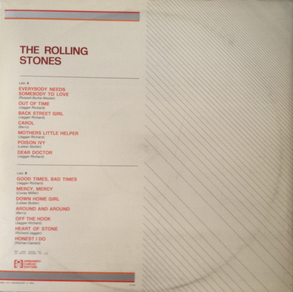 The Rolling Stones - The Rolling Stones | Armando Curcio Editore (SU-1005) - 2
