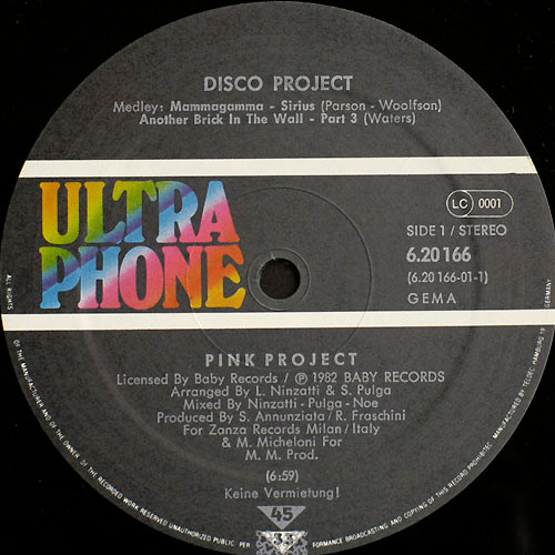 Pink Project - Disco Project | Ultraphone (6.20 166) - 2 Pink Project - Disco Project | Ultraphone (6.20 166) - 2