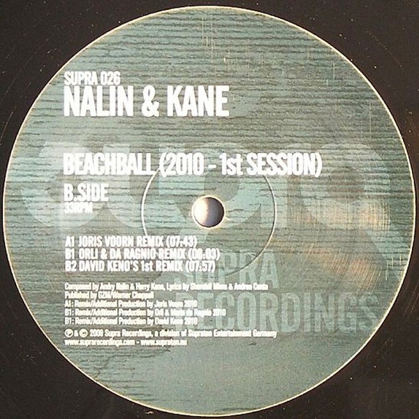 Nalin & Kane - Beachball (2010 - 1st Session) | Supra Recordings (SUPRA 026) - main Nalin & Kane - Beachball (2010 - 1st Session) | Supra Recordings (SUPRA 026) - main
