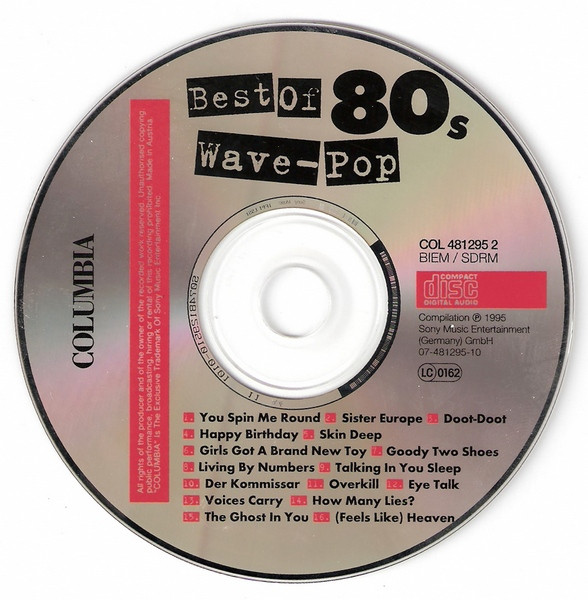 Various - Best Of 80s Wave-Pop | Columbia (COL 481295 2) - 3