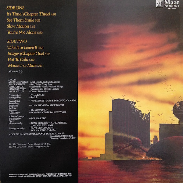 Saga - Images At Twilight | Maze Records (ML 8002) - 2 Saga - Images At Twilight | Maze Records (ML 8002) - 2