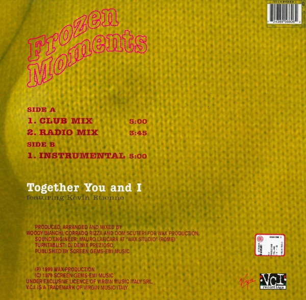 Frozen Moments Featuring Kevin Etienne - Together You And I | VCI Recordings (7243 8 95660 6 0) - 2 Frozen Moments Featuring Kevin Etienne - Together You And I | VCI Recordings (7243 8 95660 6 0) - 2