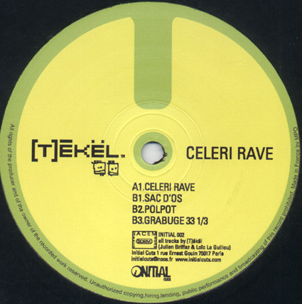 [T]ékël - Celeri Rave | Initial Cuts (INITIAL 002) - main