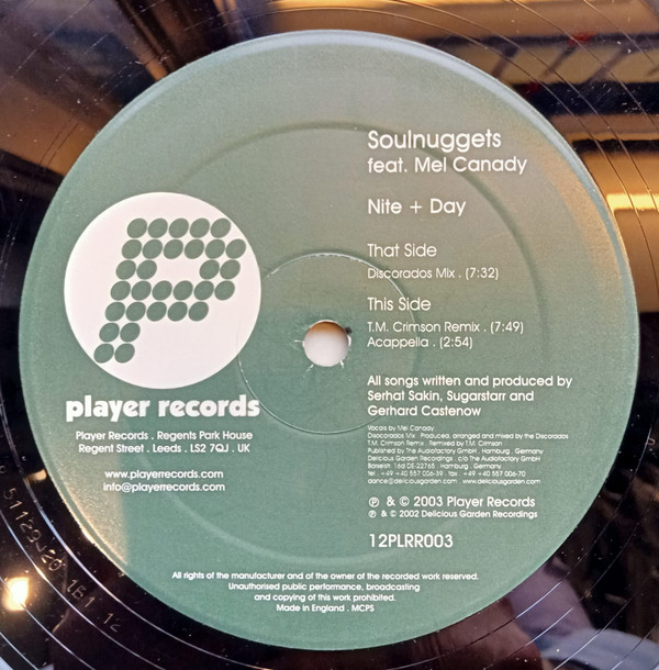 Soulnuggets - Nite + Day | Player Records (12PLRR003) - 2 Soulnuggets - Nite + Day | Player Records (12PLRR003) - 2