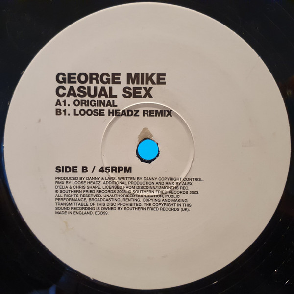 George Mike - Casual Sex | Southern Fried Records (ECB59) - 2