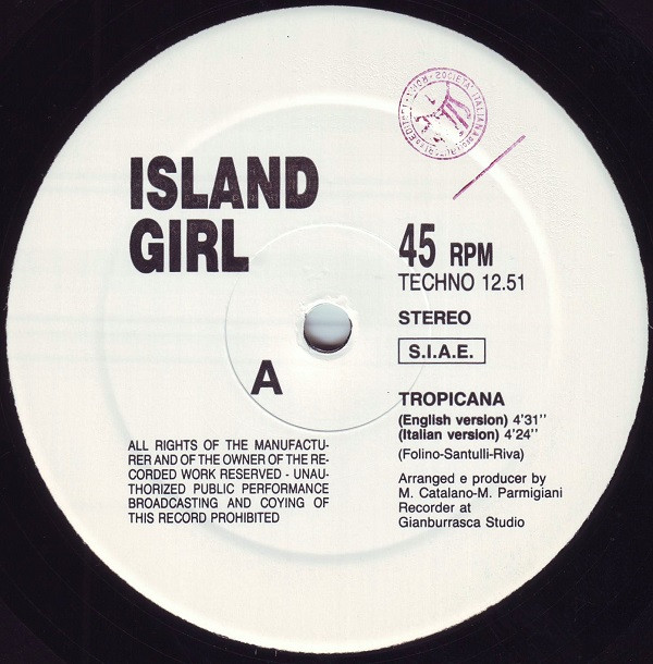 Island Girl - Tropicana | Technology (TECHNO 12.51) - 3 Island Girl - Tropicana | Technology (TECHNO 12.51) - 3