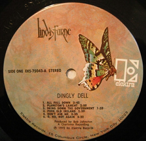 Lindisfarne - Dingly Dell | Elektra (EKS-75043) - 3