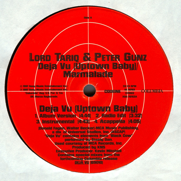 Lord Tariq & Peter Gunz - Deja Vu (Uptown Baby) | Columbia (44 78762) - 3 Lord Tariq & Peter Gunz - Deja Vu (Uptown Baby) | Columbia (44 78762) - 3