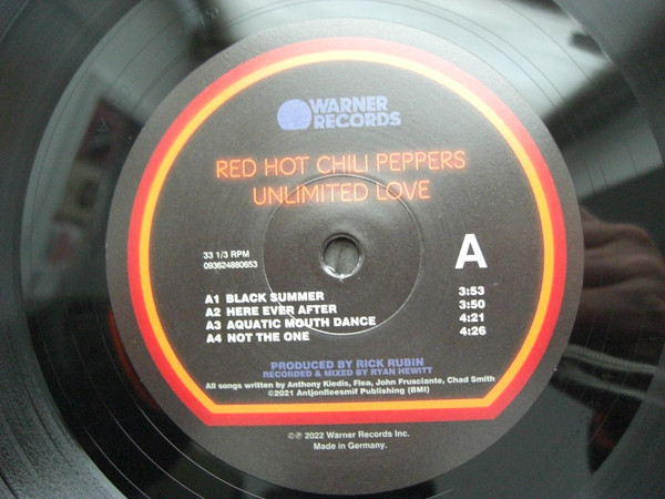 Red Hot Chili Peppers - Unlimited Love | Warner Records (093624880653) - 3