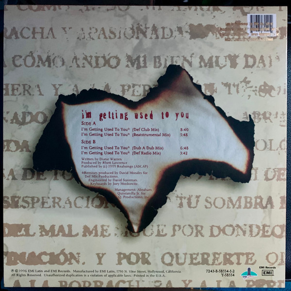 Selena - I'm Getting Used To You | EMI Latin (Y-58554) - 5 Selena - I'm Getting Used To You | EMI Latin (Y-58554) - 5