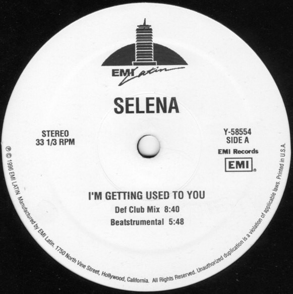 Selena - I'm Getting Used To You | EMI Latin (Y-58554) - 4 Selena - I'm Getting Used To You | EMI Latin (Y-58554) - 4