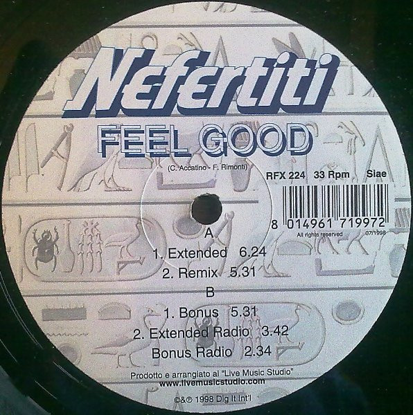 Nefertiti - Feel Good | Reflex Records (RFX 224) - main Nefertiti - Feel Good | Reflex Records (RFX 224) - main