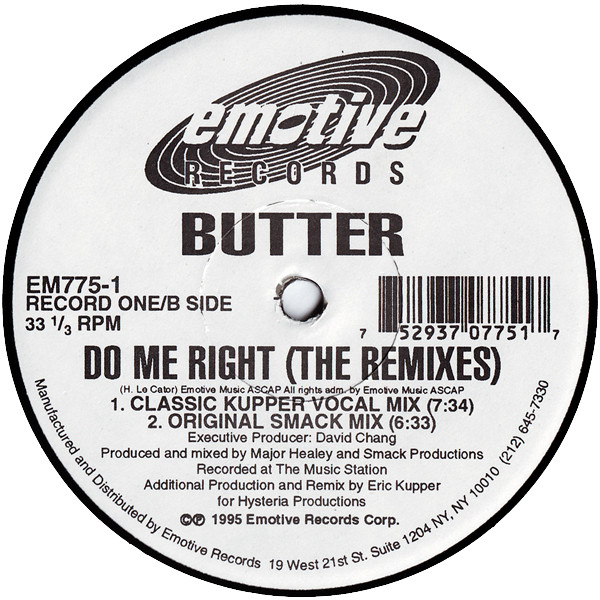 Butter - Do Me Right (The Remixes) | Emotive Records (EM775-1) - 3 Butter - Do Me Right (The Remixes) | Emotive Records (EM775-1) - 3