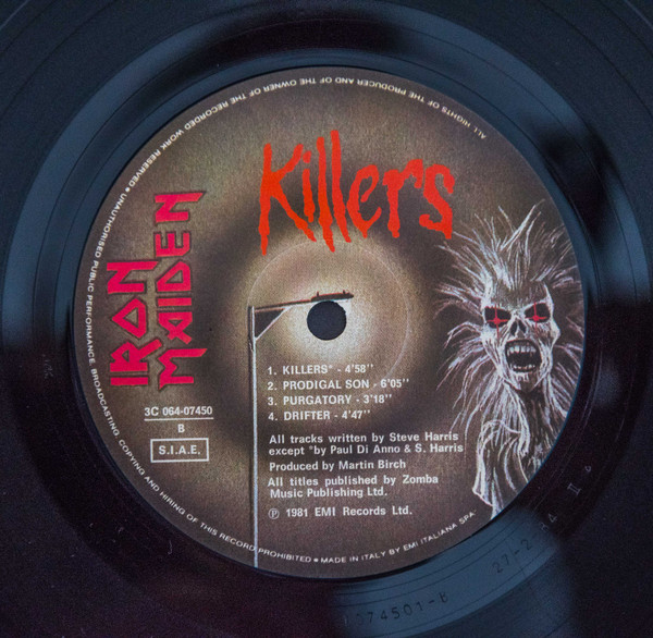 Iron Maiden - Killers | EMI (3C 064-07450) - 3 Iron Maiden - Killers | EMI (3C 064-07450) - 3