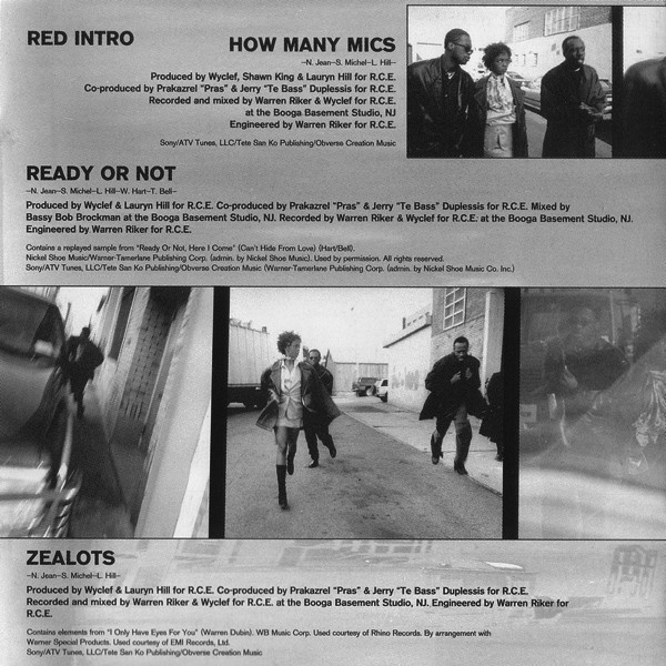 Fugees - The Score | Columbia (COL 483549 2) - 5 Fugees - The Score | Columbia (COL 483549 2) - 5