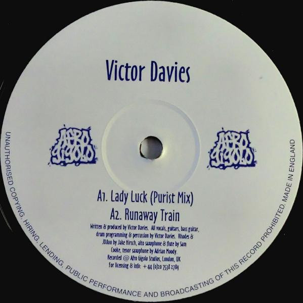 Victor Davies - Lady Luck / Runaway Train | Afro Gigolo Records (GIGALO 001)
