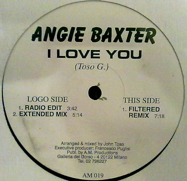 Angie Baxter - I Love You | A.M. Productions (AM 019) - main Angie Baxter - I Love You | A.M. Productions (AM 019) - main