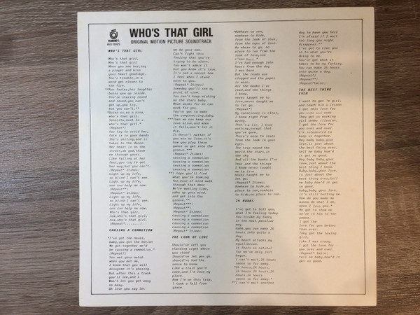 Who's That Girl (Original Motion Picture Soundtrack)