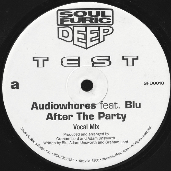 Audiowhores Feat. Blu - After The Party | Soulfuric Deep (SFD0018)