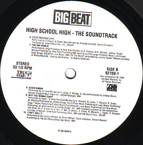 Various - High School High - The Soundtrack | Big Beat (92709-1) - 4 Various - High School High - The Soundtrack | Big Beat (92709-1) - 4