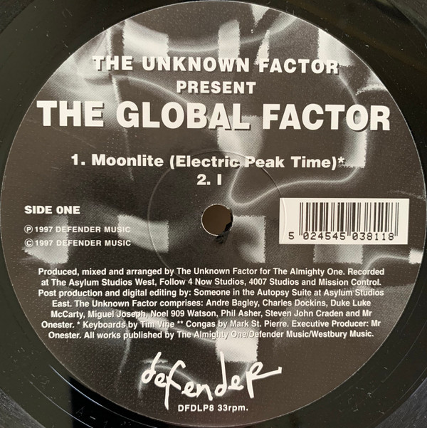 The Unknown Factor - The Global Factor | Defender Music (DFDLP8) - 6 The Unknown Factor - The Global Factor | Defender Music (DFDLP8) - 6