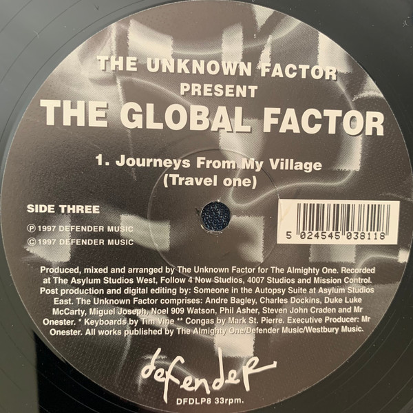 The Unknown Factor - The Global Factor | Defender Music (DFDLP8) - 8 The Unknown Factor - The Global Factor | Defender Music (DFDLP8) - 8