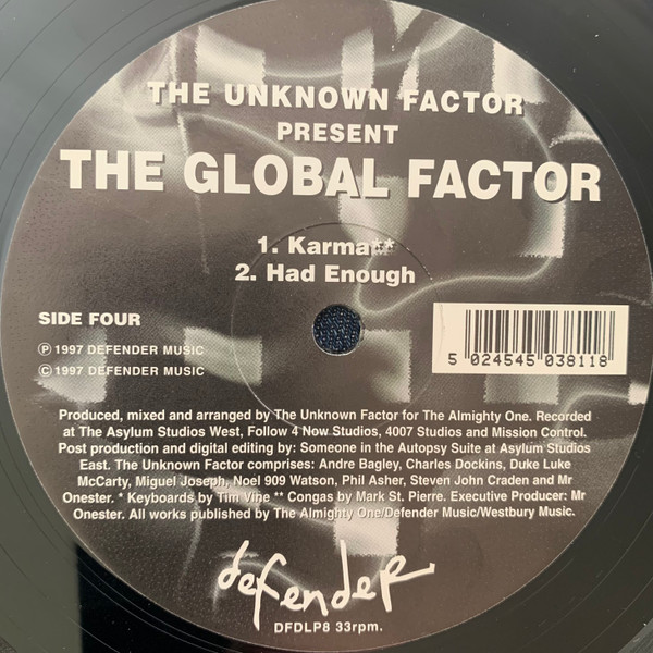 The Unknown Factor - The Global Factor | Defender Music (DFDLP8) - 9 The Unknown Factor - The Global Factor | Defender Music (DFDLP8) - 9