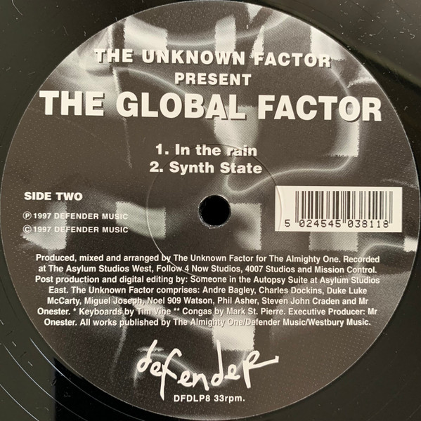 The Unknown Factor - The Global Factor | Defender Music (DFDLP8) - 7 The Unknown Factor - The Global Factor | Defender Music (DFDLP8) - 7