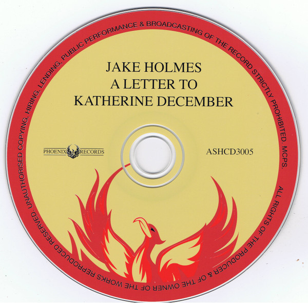 Jake Holmes - A Letter To Katherine December CD | Phoenix Records (ASHCD3005) - 3 Jake Holmes - A Letter To Katherine December CD | Phoenix Records (ASHCD3005) - 3