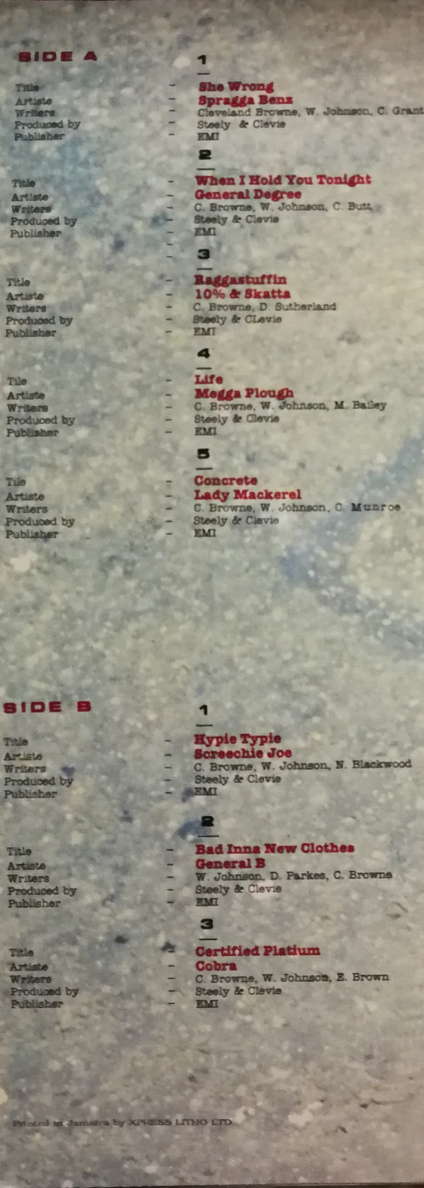 Various - Steely & Clevie - Before The Time | Steely & Clevie Records (S & C 8334) - 3