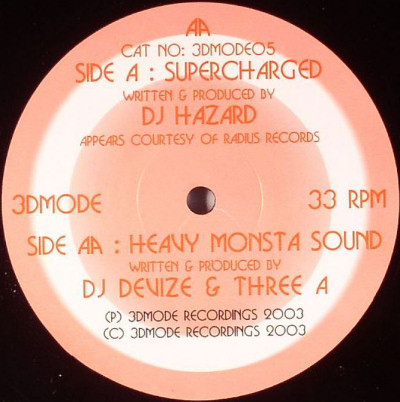 DJ Hazard / Devize & 3A - Supercharged / Heavy Monsta Sound | 3D Mode (3DMODE005) - 2 DJ Hazard / Devize & 3A - Supercharged / Heavy Monsta Sound | 3D Mode (3DMODE005) - 2