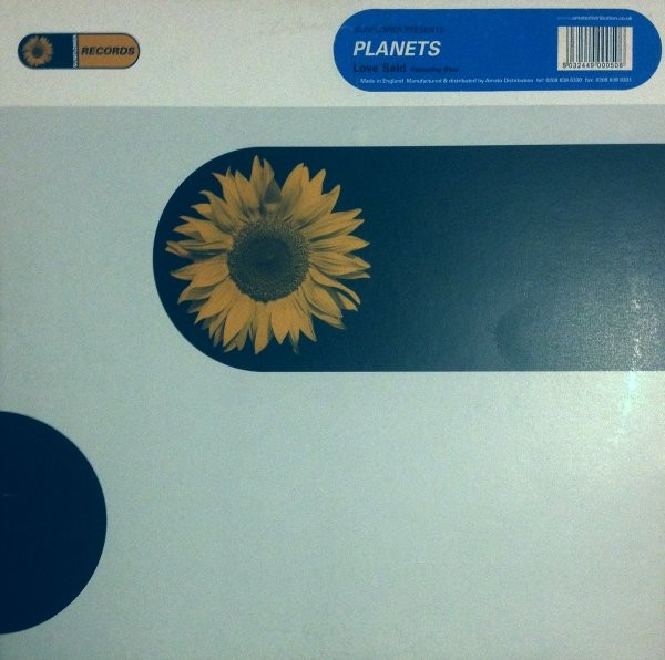 Planets - Love Said | Sunflower Records (suni034ep) - main