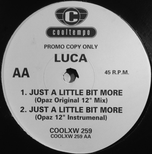 Luca Santucci - Just A Little Bit More | Cooltempo (COOLXW 259) - 2