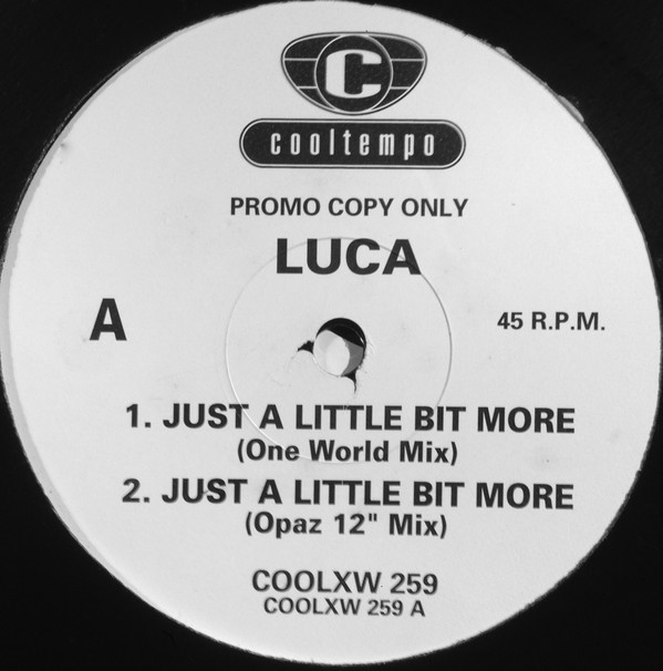 Luca Santucci - Just A Little Bit More | Cooltempo (COOLXW 259) - main