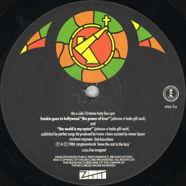 Frankie Goes To Hollywood - The Power Of Love | ZTT (xztas5) - 4 Frankie Goes To Hollywood - The Power Of Love | ZTT (xztas5) - 4
