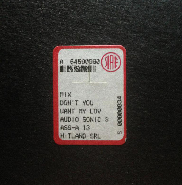 Unknown Artist - Don't You Want My Love | A.S.S. Records (Audio Sonic Solution Records) (ASS A 13) - 2 Unknown Artist - Don't You Want My Love | A.S.S. Records (Audio Sonic Solution Records) (ASS A 13) - 2