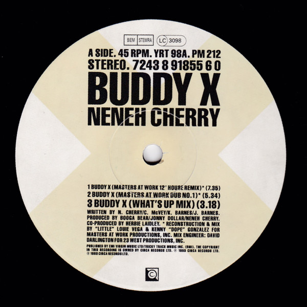 Neneh Cherry - Buddy X | Circa (YRT 98) - 3 Neneh Cherry - Buddy X | Circa (YRT 98) - 3