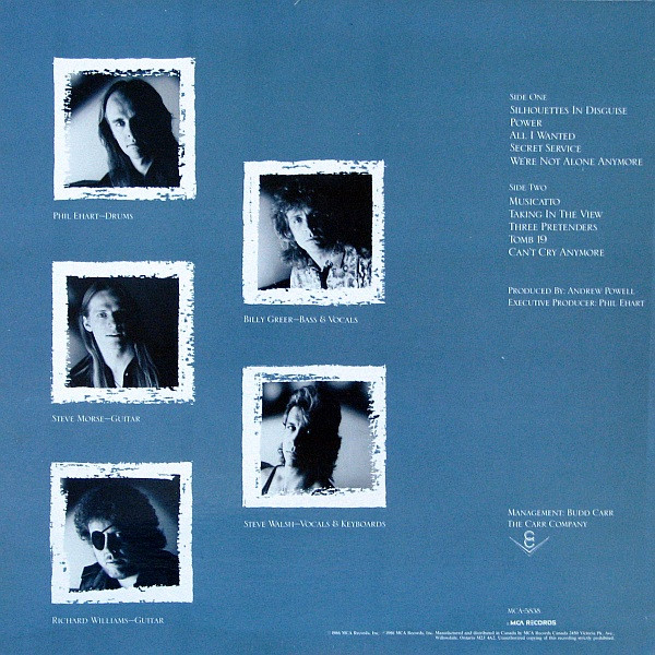 Kansas - Power | MCA Records (MCA-5838) - 2 Kansas - Power | MCA Records (MCA-5838) - 2