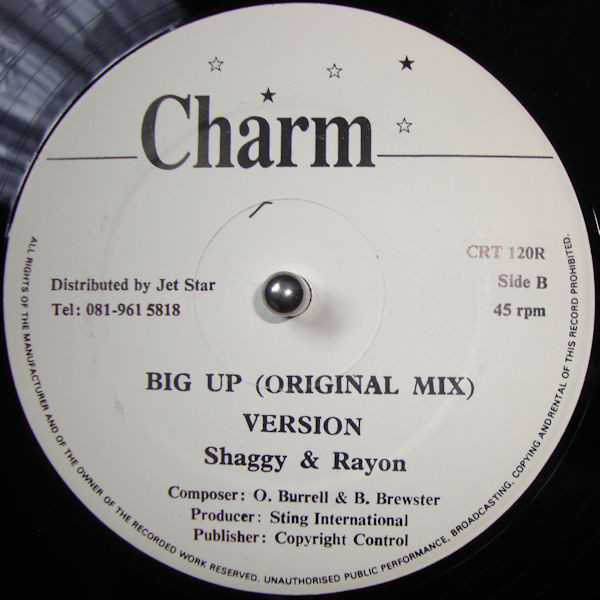 Shaggy & Rayon - Big Up | Charm (CRT 120R) - 4