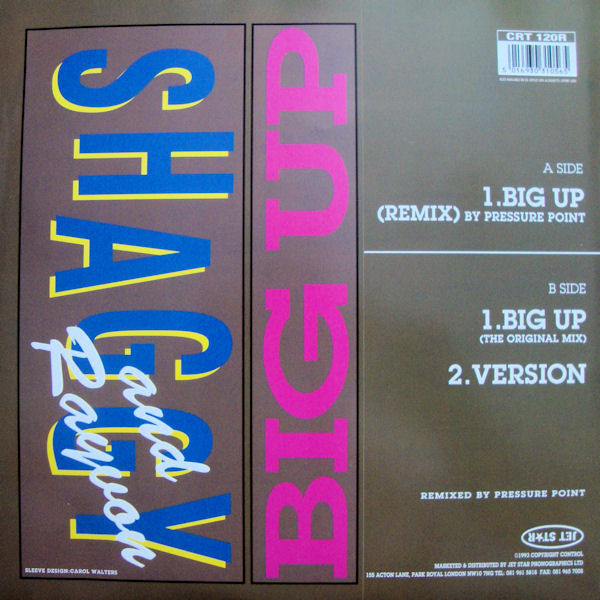 Shaggy & Rayon - Big Up | Charm (CRT 120R) - 2