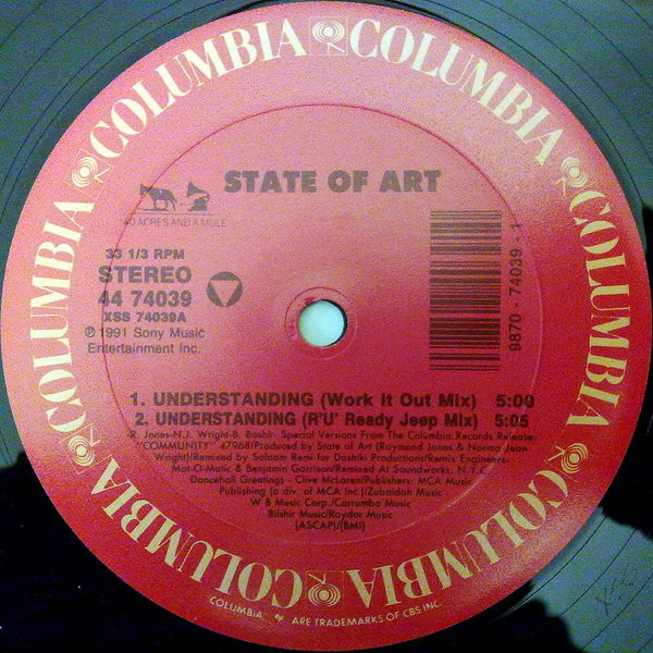 State Of Art - Understanding | Columbia (44 74039) - 2