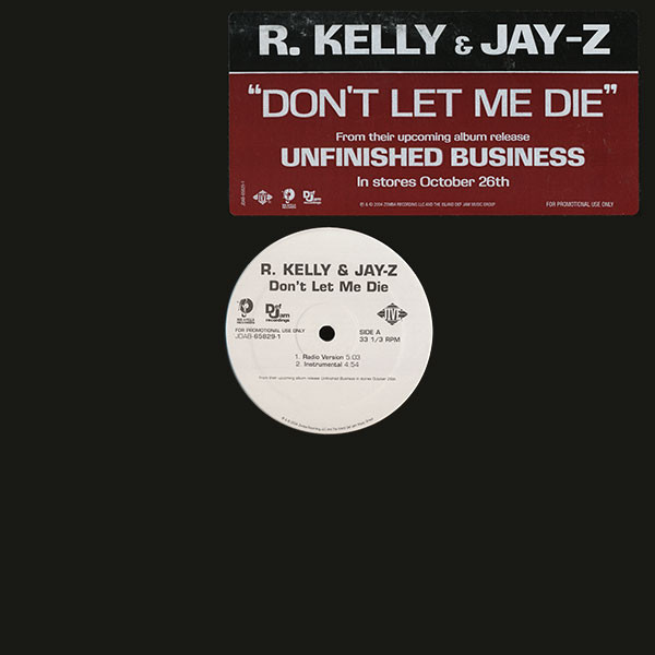 R. Kelly & Jay-Z - Don't Let Me Die | Jive (JDAB-65829-1) - main