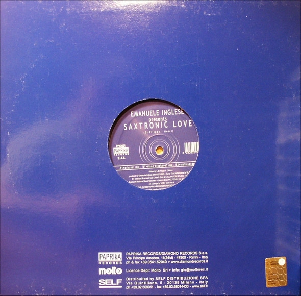 Emanuele Inglese - Saxtronic Love | Paprika (PPK0001) - 3 Emanuele Inglese - Saxtronic Love | Paprika (PPK0001) - 3